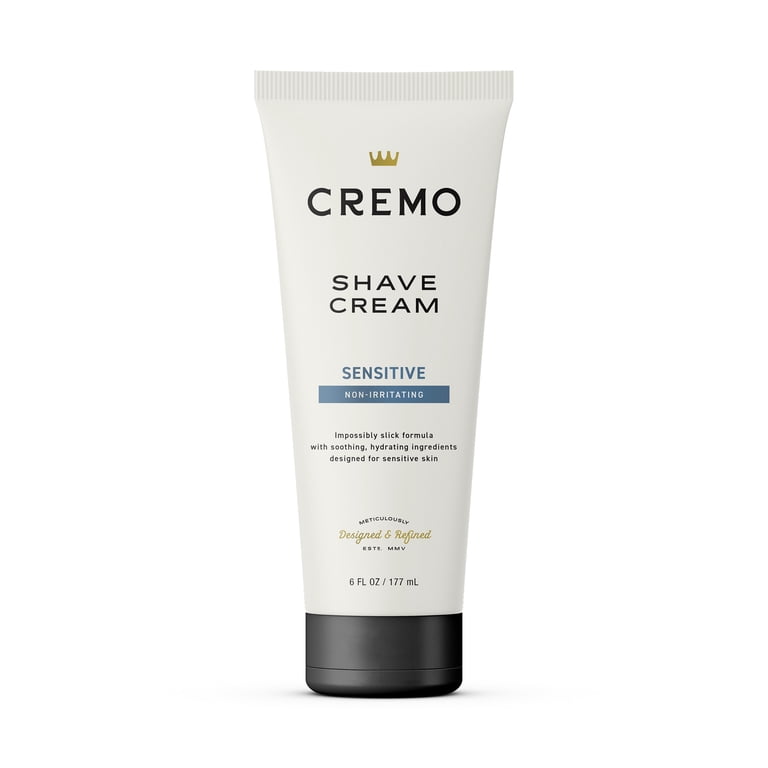 Cremo Sensitive Skin Concentrated Shave Cream, Unscented photo 1