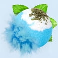 thumbnail image 6 of Bubble Bath Toys, 4 in Round, Wubble Bubble Ball, Dried Botanical Topping, Blue Christmas Ornaments, Holiday Gifting, 1 Pc, 6 of 8