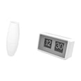thumbnail image 5 of 2 Pieces Floor Lamp Cover Auto Flip Clock Desk Clock Set with Large Display for Home Office and Living Room, 5 of 8