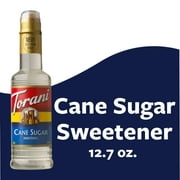 Torani Cane Sugar Sweetener Flavoring Syrup, Coffee Flavoring, Drink Mix, 12.7 oz