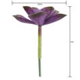 thumbnail image 2 of Mainstays 4" Artificial Purple Round Succulent Pick, 2 of 5