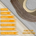 thumbnail image 6 of GSCIT Club Walnut Edge Banding, 1/2 inch x 250ft roll of Veneer Edge Banding -Pre-glued Flexible, Real Wood Tape Banding for Cabinet Repair Furniture Restoration, 6 of 7