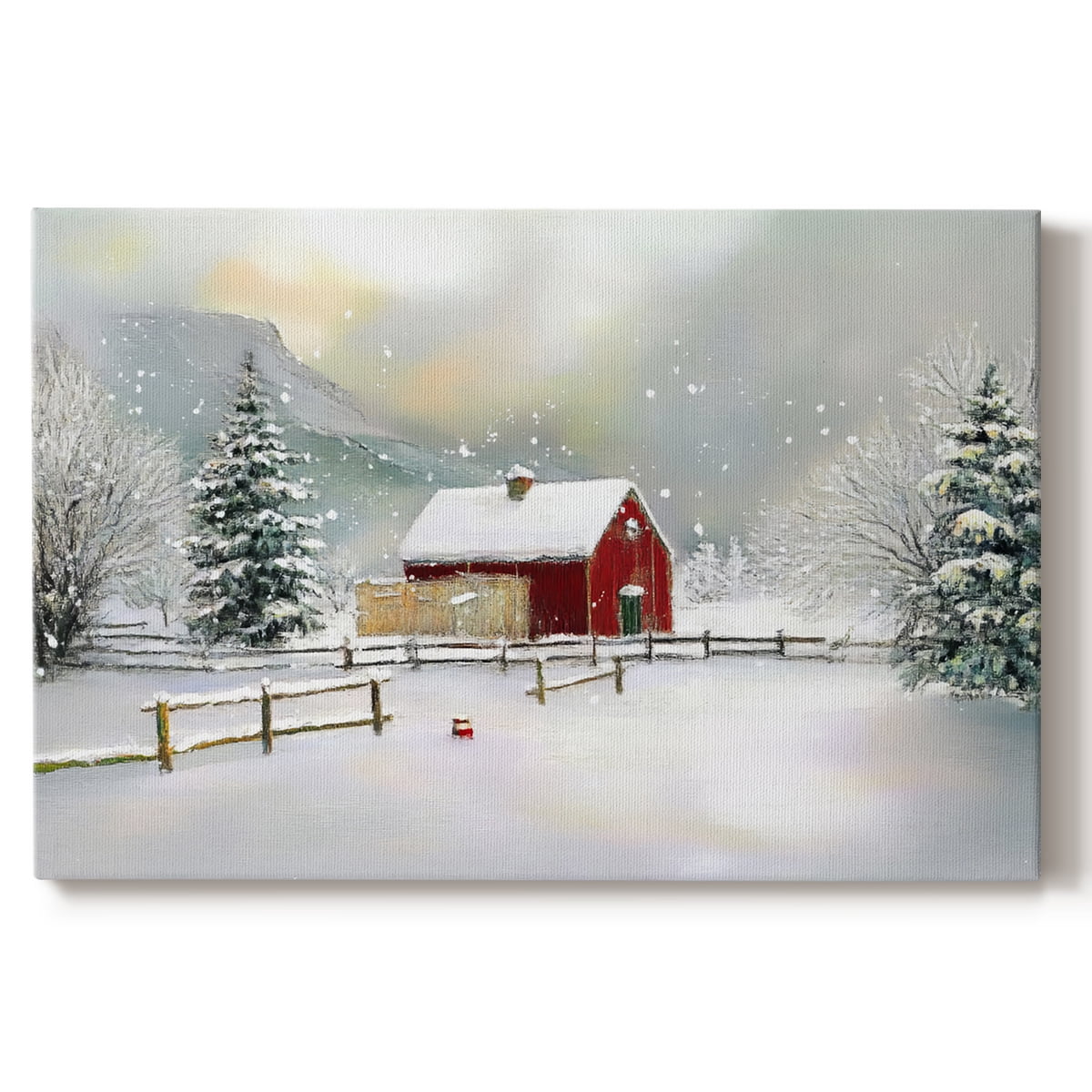 Christmas Holiday Art III- Gallery Wrapped Canvas-XI