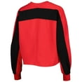thumbnail image 3 of Women's Gameday Couture Red Wisconsin Badgers Back To Reality Colorblock Pullover Sweatshirt, 3 of 4