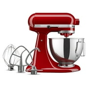 KitchenAid Deluxe Series 4.5 Quart Tilt-Head Stand Mixer with Stainless Bowl, Empire Red, KSM97ER