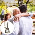 thumbnail image 2 of Montre de Poche Vintage pour Hommes avec Chaîne Forme de Guitare Rétro Collier, 2 of 8