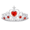 thumbnail image 1 of Diademas con coronas Qarigey para niñas accesorio para el cabello rojo, 1 of 5
