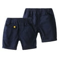 thumbnail image 7 of WOLLED Kids Baby Shorts Pants Boys Pure Colour Pocket Flap Shorts 1-8Y Toddler Fashionable Elastic Trousers, 7 of 7