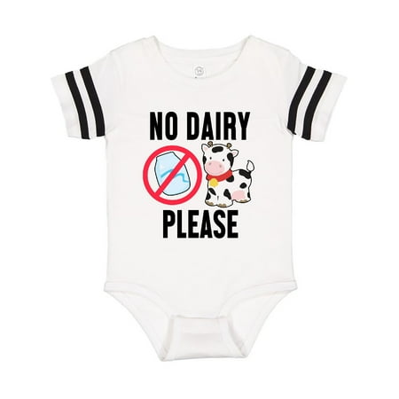 

Inktastic No Dairy Please with Cow and Milk Gift Baby Boy or Baby Girl Bodysuit