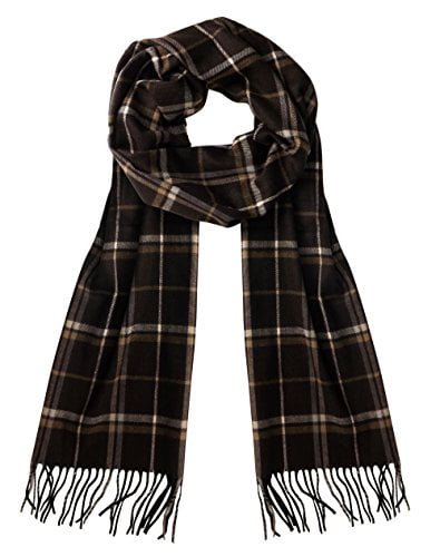 brown print scarf