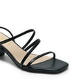 thumbnail image 2 of DREAM PAIRS Womens Block Heels 2 inch Strappy Square Toe Dressy Chunky Low Heeled Sandals for Party Wedding Evening, 2 of 6