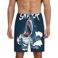 thumbnail image 2 of Daiia Shark Mens Woven Stretch Pajama Short,Short Pajama Pants-Small, 2 of 9