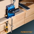 thumbnail image 5 of POWERTEC 4PK Quick Screw Guide Rail Clamp for MFT Table and Track Saw Guide Rail System, 5-3/8" Capacity x 2-3/8" Throat Depth (71410-P2), 5 of 7