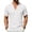 White_005, variant on Domuza Linen Shirts for Men Casual Short Sleeve V-Neck Hippie Yoga Tops Lightweight Summer Beach Shirt White XL