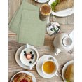 thumbnail image 4 of Sage Green Burlap Texture Kitchen Dish Towels for Drying Dishes Set of 3, Farmhouse Vintage Sage Green Waffle Weave Microfiber Hand Tea Bathroom Towels Quick Dry & Absorbent Towel 15.7x23.6, 4 of 7