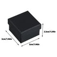 thumbnail image 2 of ZheElen 12Pcs Paper Box Jewelry Earrings Necklaces Storage Ring Case Storing 5*5 1Set, 2 of 6