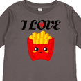 thumbnail image 4 of Inktastic Fry Lover I Love French Fries Boys or Girls Long Sleeve Toddler T-Shirt, 4 of 5