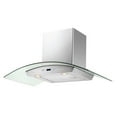 thumbnail image 5 of Cavaliere-Euro 36W in. Tempered Glass Canopy Wall Mounted Range Hood, 5 of 7