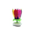 thumbnail image 3 of Fantastik Party Spinning Musical Lotus Birthday Candle, Rainbow Colour, 3 of 4