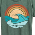 thumbnail image 3 of Instant Message - Wave Scene - Women's Short Sleeve Graphic T-Shirt, 3 of 6