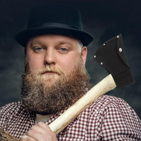 BRIGHTFUFU Nylon Hatchet Cover Black Durable Outdoor Accessory for Sports Use