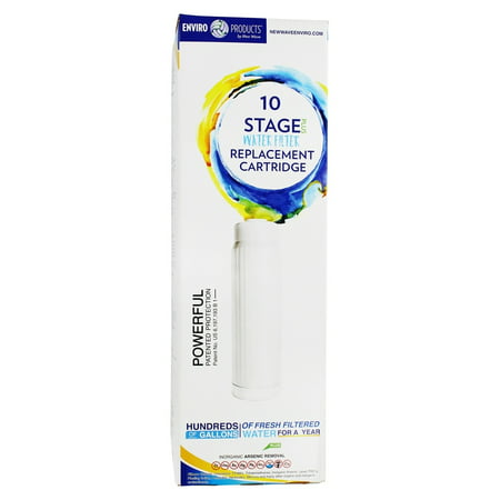New Wave Enviro Products - 10 Stage Plus Countertop Water Filter System Replacement Cartridge - 1 (Best Home Filter System)