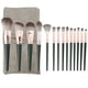 thumbnail image 1 of 14 brochas de MAQUILLAJE Unique Bargains Correctores de POLVO de base con bolsa de almacenamiento gris, 1 of 7