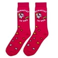 thumbnail image 5 of Cool Socks Novelty Crew Socks Women's Namastay In Bed, Yoga, Graphic Print, Large, 5 of 6