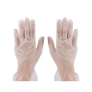 100pcs Home Kitchen Packhouse Medical Supplies Disposable Gloves PVC Anti Slip
