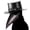 Brown, variant on Holiday Plague Doctor Bird Mask,Halloween Raven Mask,Plague Bird Beak Masks Long Beak Crow Masks Outfit