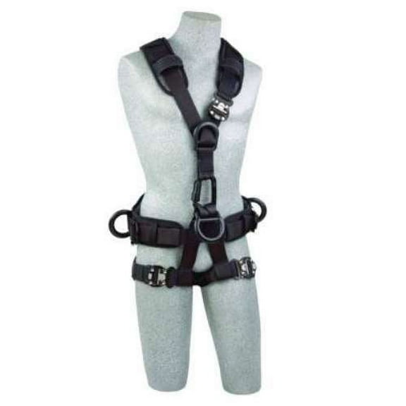 3m Dbi-Sala Full Body Harness,XL,420 lb.,Black 1113373