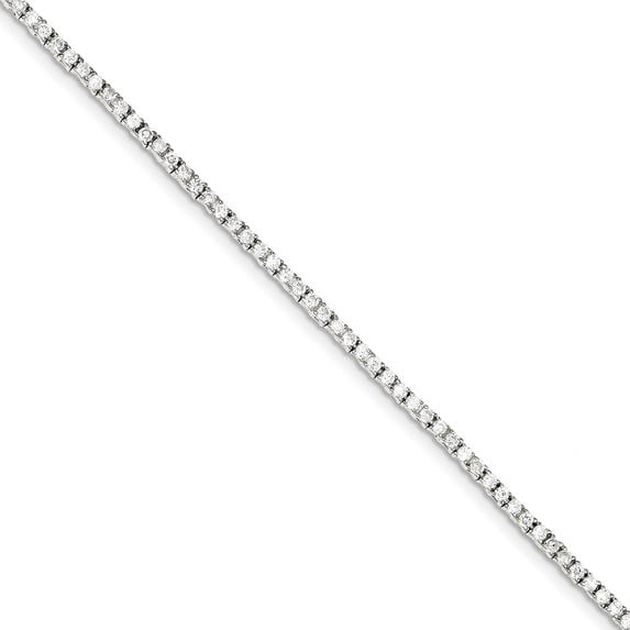 Beautiful Sterling Silver CZ Tennis Bracelet