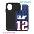 thumbnail image 2 of DistinctInk Custom SKIN / DECAL compatible with OtterBox Defender for iPhone 11 Pro MAX (6.5" Screen) - Brady 12 Jersey - Football Team, 2 of 5