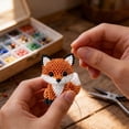 thumbnail image 5 of Eqslft 1PC Tiny 3D Beaded Animal DIY Kit, Beads for Crafts, Handmade Bead Art Mosaic Set, Stress Relief Creative DIY Decoration Gifts with Instructions, 5 of 5
