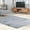 Light Grey, variant on Gymax 5 x 7 FT Faux Fur Soft Shag Area Rug Fluffy Throw Carpet Non-slip Home Grey