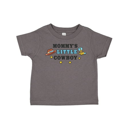 

Inktastic Mommys Little Cowboy with Cowboy Hat and Boots Gift Toddler Boy Girl T-Shirt