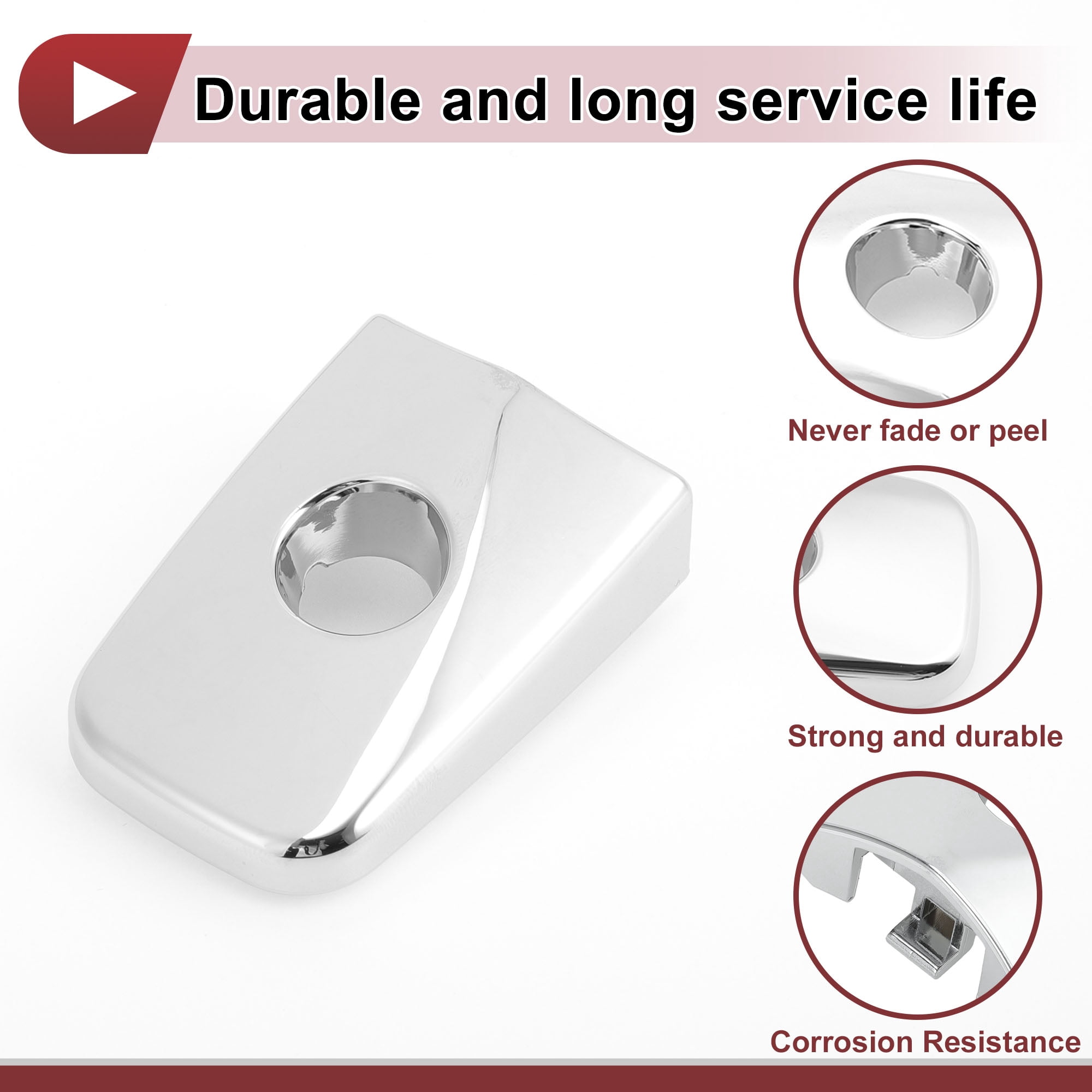 Unique Bargains Front Left Exterior Door Handle Cover for Nissan Sentra 2013-2019