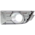 thumbnail image 2 of Fog Light Trim Compatible with 2007-2010 Ford Edge Front, Left Driver Chrome, 2 of 5