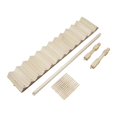 thumbnail image 3 of Escalera de Madera en Miniatura para Casa de Muñecas a Escala 1:12, Accesorios para Casa de Muñecas, Dioramas, Modelo de Peldaño de Escalera Sin Barandilla derecha, 3 of 8