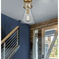 thumbnail image 4 of Innovations Lighting - Newton Cone - 1 Light Flush Mount In Industrial Style-12, 4 of 4