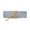 Blue, variant on Korean Style Uncomplicated Makeup Bag Portable Eyebrow Pencil and Eyeshadow Brush Storage Pouch Double Sided Thick Leather Cosmetic Organizer