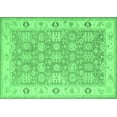 thumbnail image 1 of Ahgly Company Indoor Rectangle Persian Emerald Green Traditional Area Rugs, 2' x 5', 1 of 4