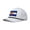 Arctic White (Roped), variant on Performance Golf Hat – Adjustable Snapback Trucker Baseball Cap for Men & Women - Jetset Series (Colorado, Pacific Blue)