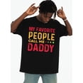 thumbnail image 1 of T Shirt Men'S Fun Dad | Black Short Sleeve Crew Neck Shirt with Father and Son Matching Design Perfect for Father'S Day, 1 of 5