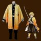 thumbnail image 3 of Conjunto de disfraz de Anime Demon Slayer para niños, traje de Tanjirou Nezuko para adultos, 3 of 4