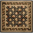 thumbnail image 7 of SAFAVIEH Lyndhurst Mason Floral Border Area Rug, Black, 5'3" x 5'3" Round, 7 of 7