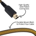 thumbnail image 2 of HAHDAXIA Premium Upgraded High-Speed USB Power Charging Cable for Nintendo New 3DS XL / 3DS XL / New 3DS / 3DS / New 2DS / 2DS XL / 2DS / DSi XL / DSi Game Console Gamer Gold Edition (5ft / 1, 2 of 7