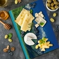 thumbnail image 5 of Highland Cutting Board, Lake in Altai Mountains Highlands Clouds Sunny Summer Day Travel Attraction, Decorative Tempered Glass Cutting and Serving Board, in 3 Sizes, by Ambesonne, 5 of 5