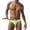 A_ Green, variant on Mens Drawstring Thong Swimsuit Bulge Pouch Bikini Swimwear Adjustable Board Surf Short Briefs Surf Trunks Swim Tangas Green M