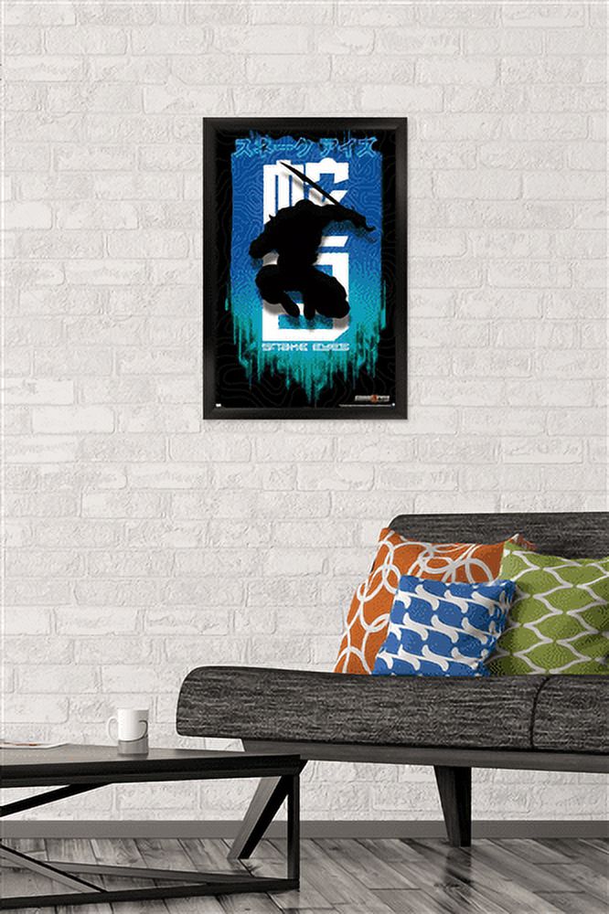 G.I. Joe: Snake Eyes - Shadow Wall Poster, 14.725" x 22.375", Framed